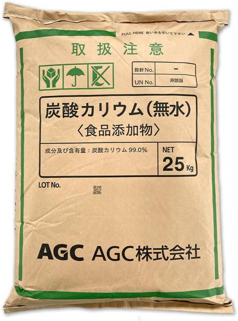 炭酸カリウム 25kg 食品添加物