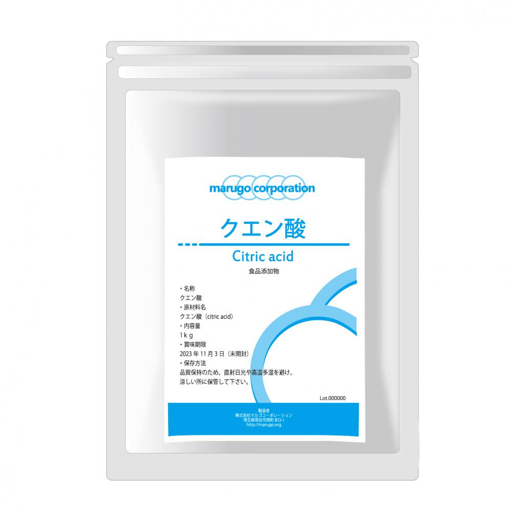 クエン酸(CitricAcid)1kg | サプリメント,食品添加物,食品,エコ系洗剤通信販売のマルゴ